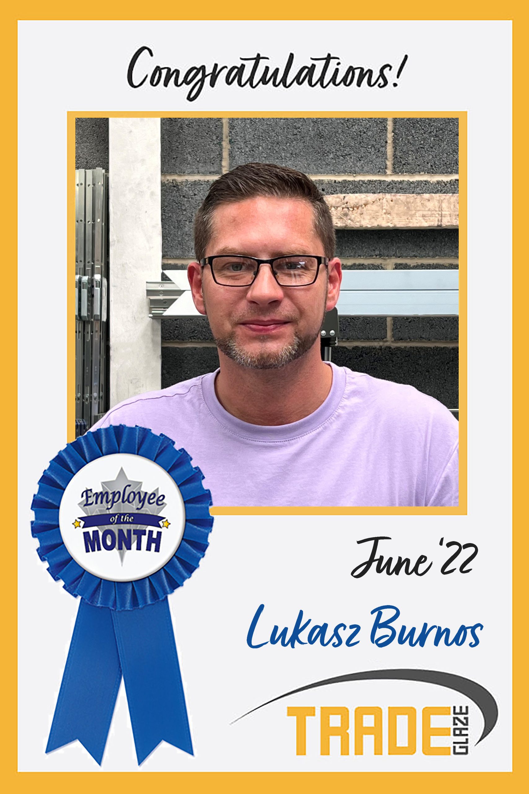 Meet our June Employee of the Month #1: Lukasz Burnos