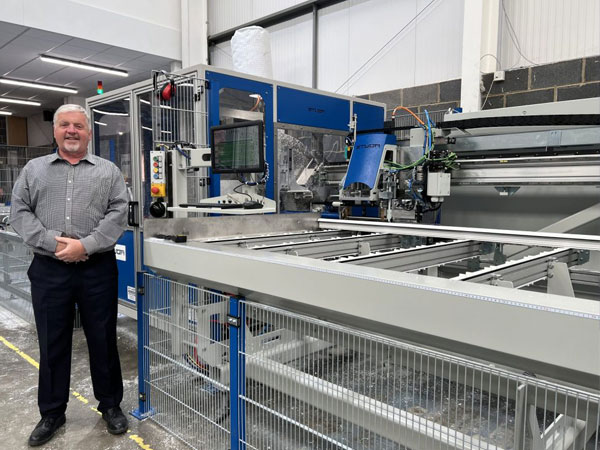 Tradeglaze takes delivery of Stuga machining centre in uPVC factory