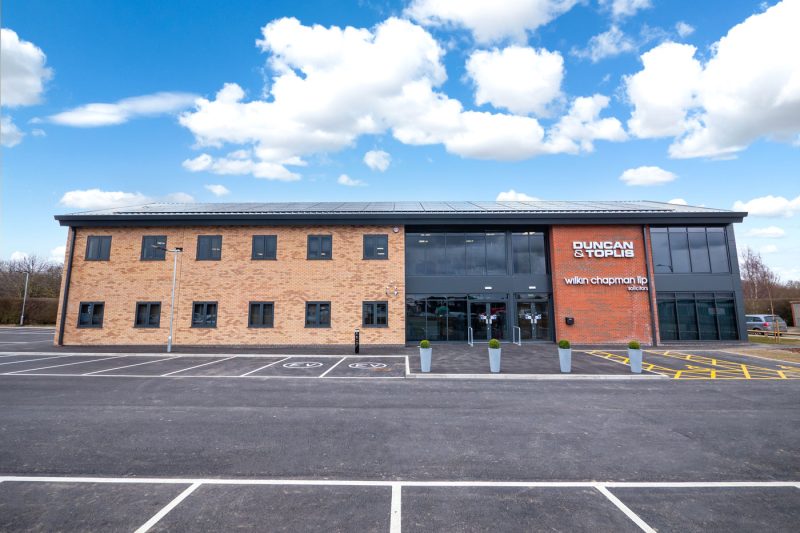 Oxley House is located on the Fairfield Industrial Estate on Lincoln Way and offers an impressive 10,000 sq. ft. of premium office space to the town.