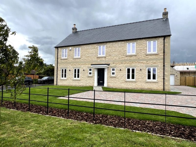 A home with new uPVC windows.