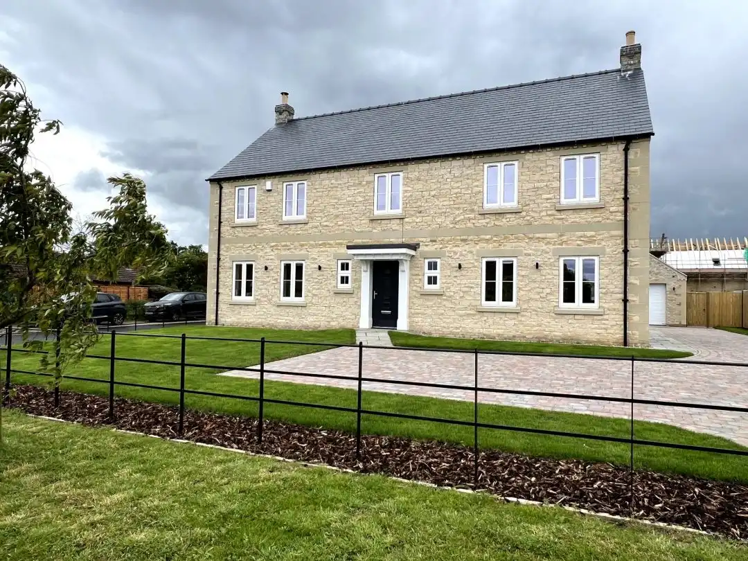 A home with new uPVC windows.