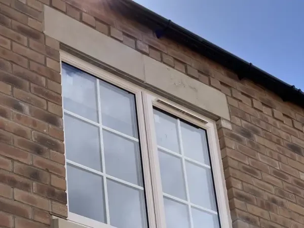 uPVC casement windows.