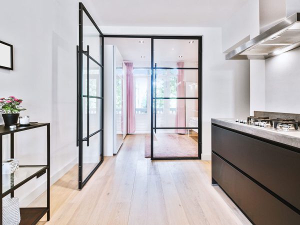 Internal aluminium doors
