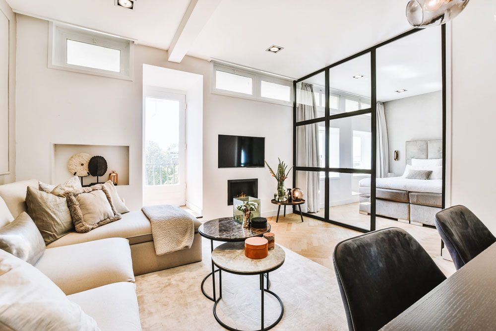 Aluminium fixed glass panels