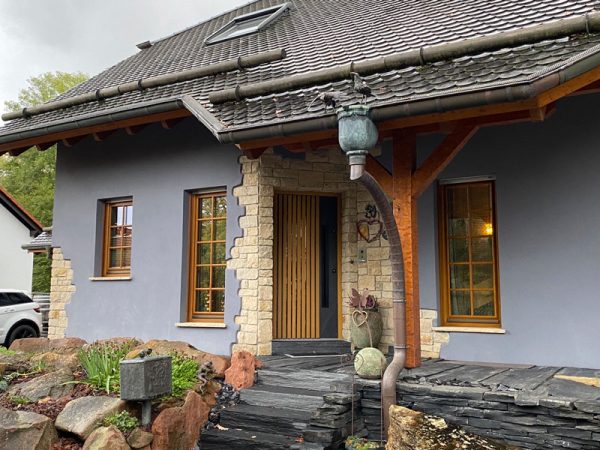 Luxury wooden front doors