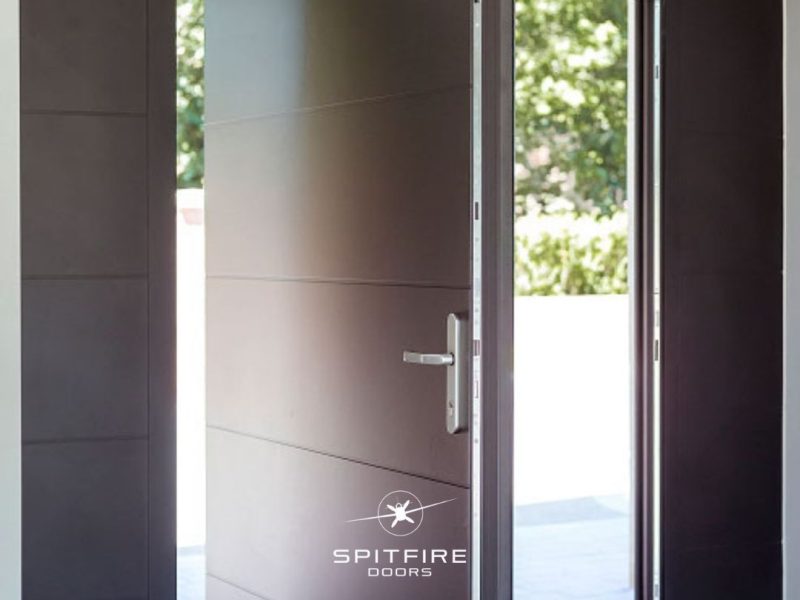 secure aluminium front doors