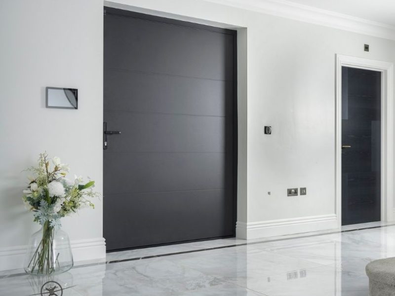 Aluminium front door