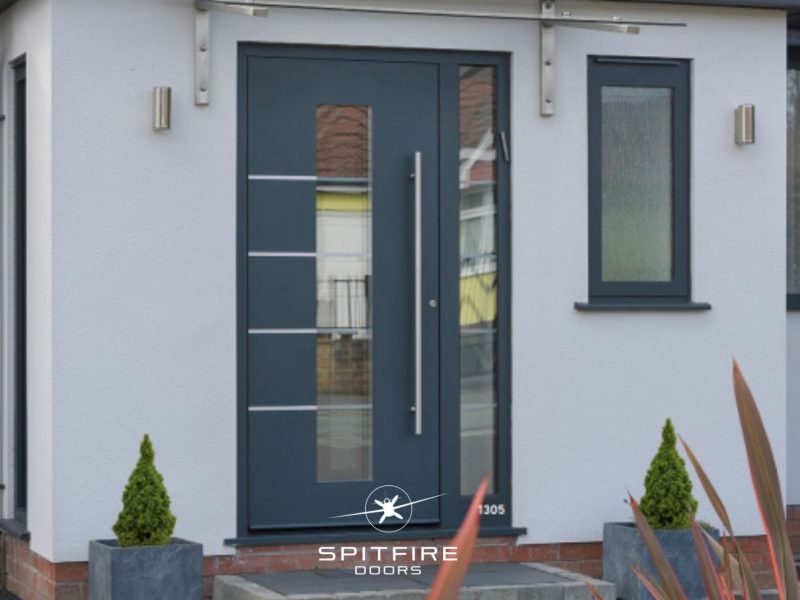 modern front doors in Lincoln