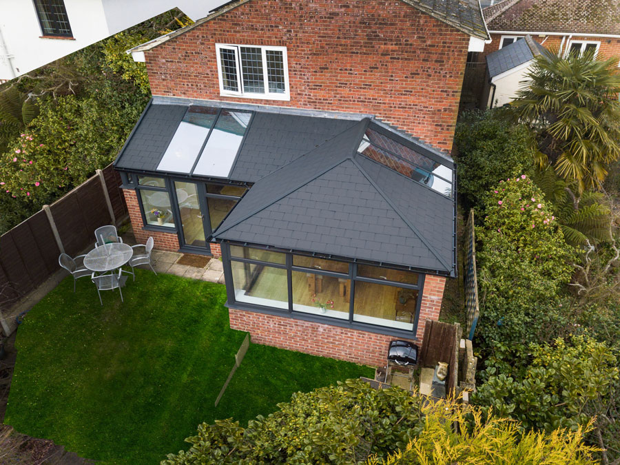 tiled conservatory roof