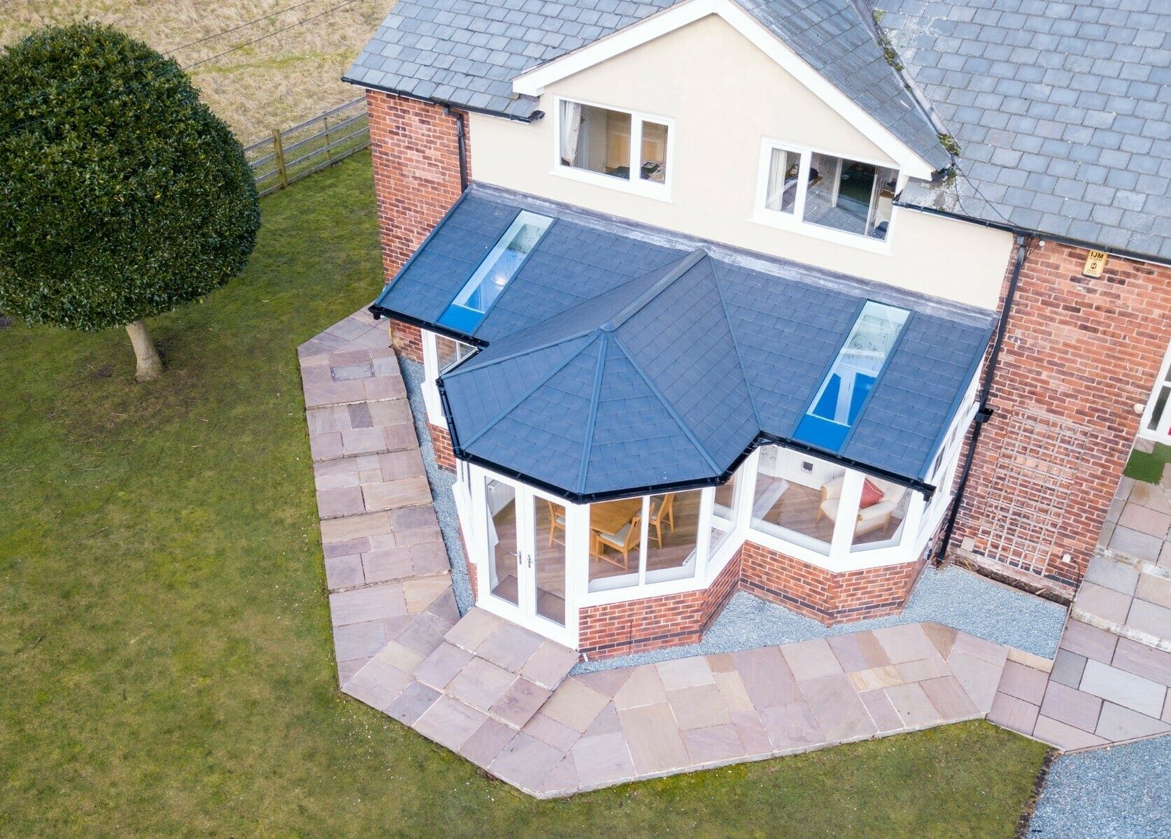 tiled conservatory roof