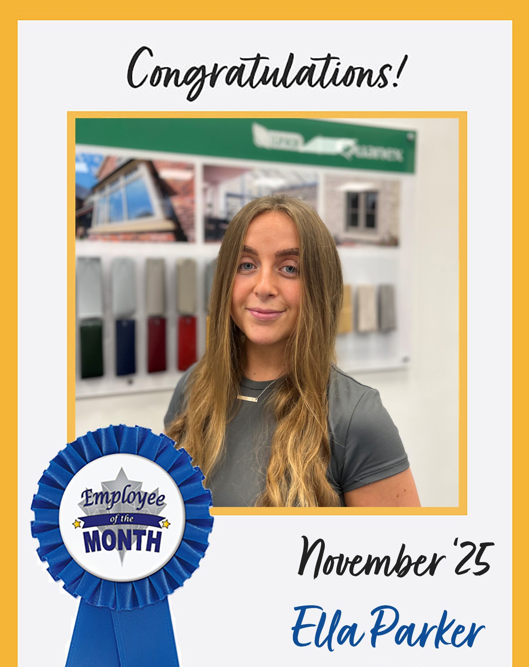 Meet Our November Employee of the Month: Ella Parker