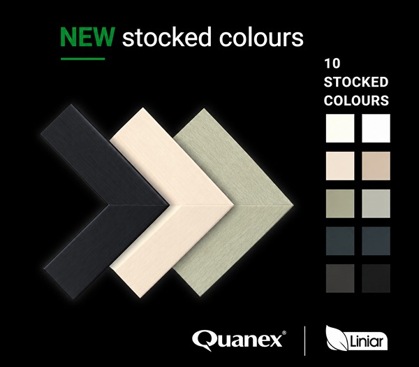 Liniar Resurgence Flush Sash New 10 Stocked Colors